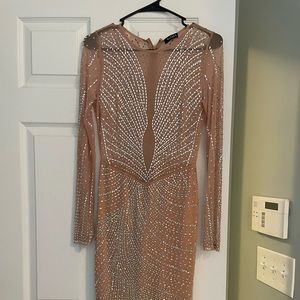 Rhinestone Midi Dress